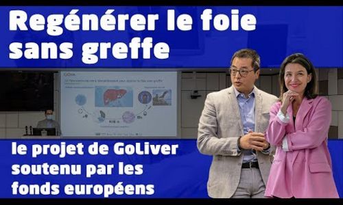 La Région et l’Europe soutiennent l’innovation (entreprise GoLiver Therapeutics)