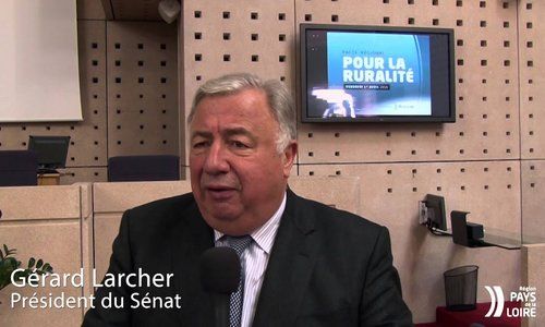 Intervention de Gérard Larcher.  Pacte pour la ruralité